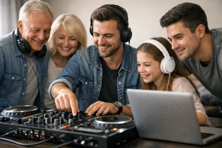 Een muziekmix voor meerdere generaties kiezen