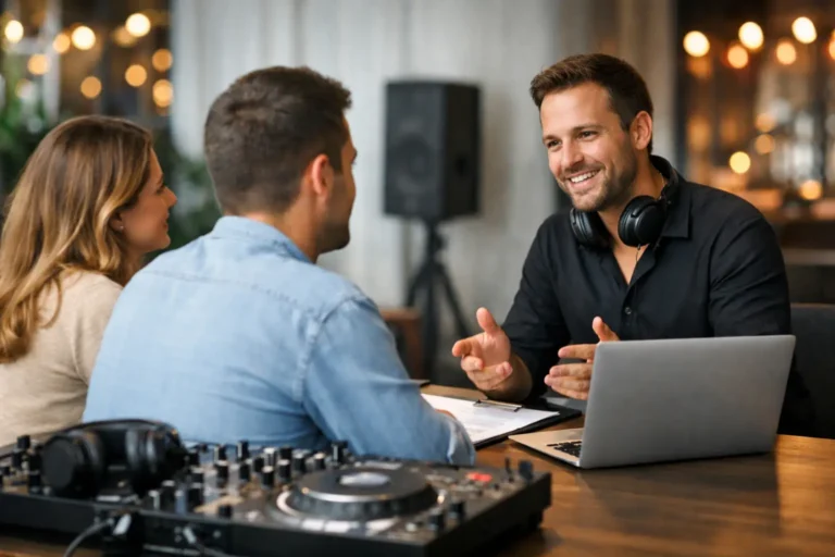 Hoe werkt een muziekoverleg voor je feest?