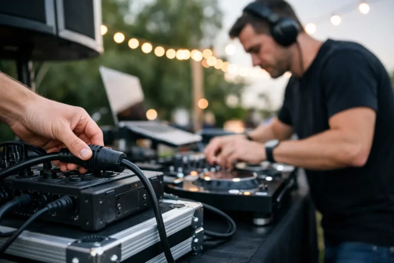 DJ-stroomvoorziening op je feestlocatie regelen