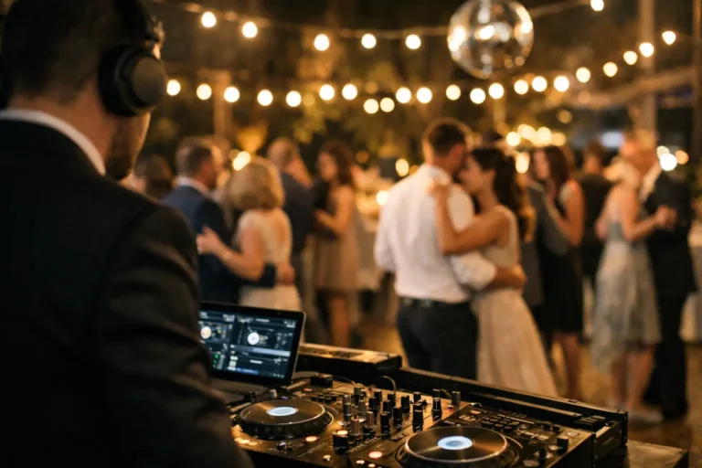 Draaiboek voor avondfeest muziek dat werkt